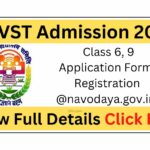 JNVST Class 6, 9 Admission 2023