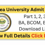 Purnea University Admit Card 2023