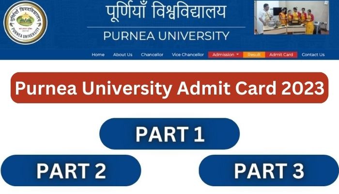 Purnea University Admit Card 2023