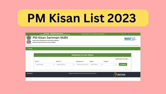 PM Kisan List 2023